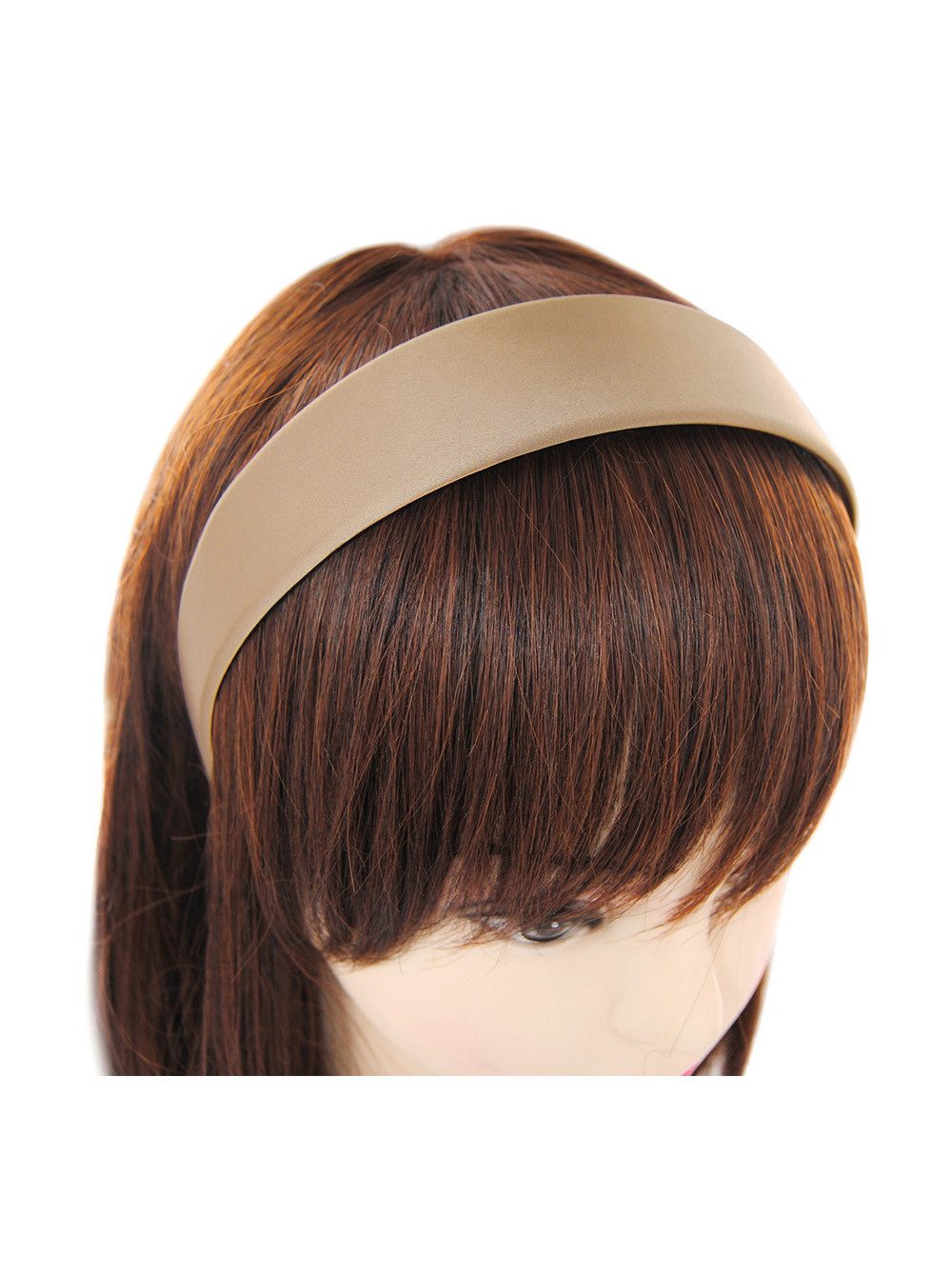 axy Haarreif Breiter Haarreif mit Satin bezogen, Vintage Klassik-Look Damen Haareifen Haarband