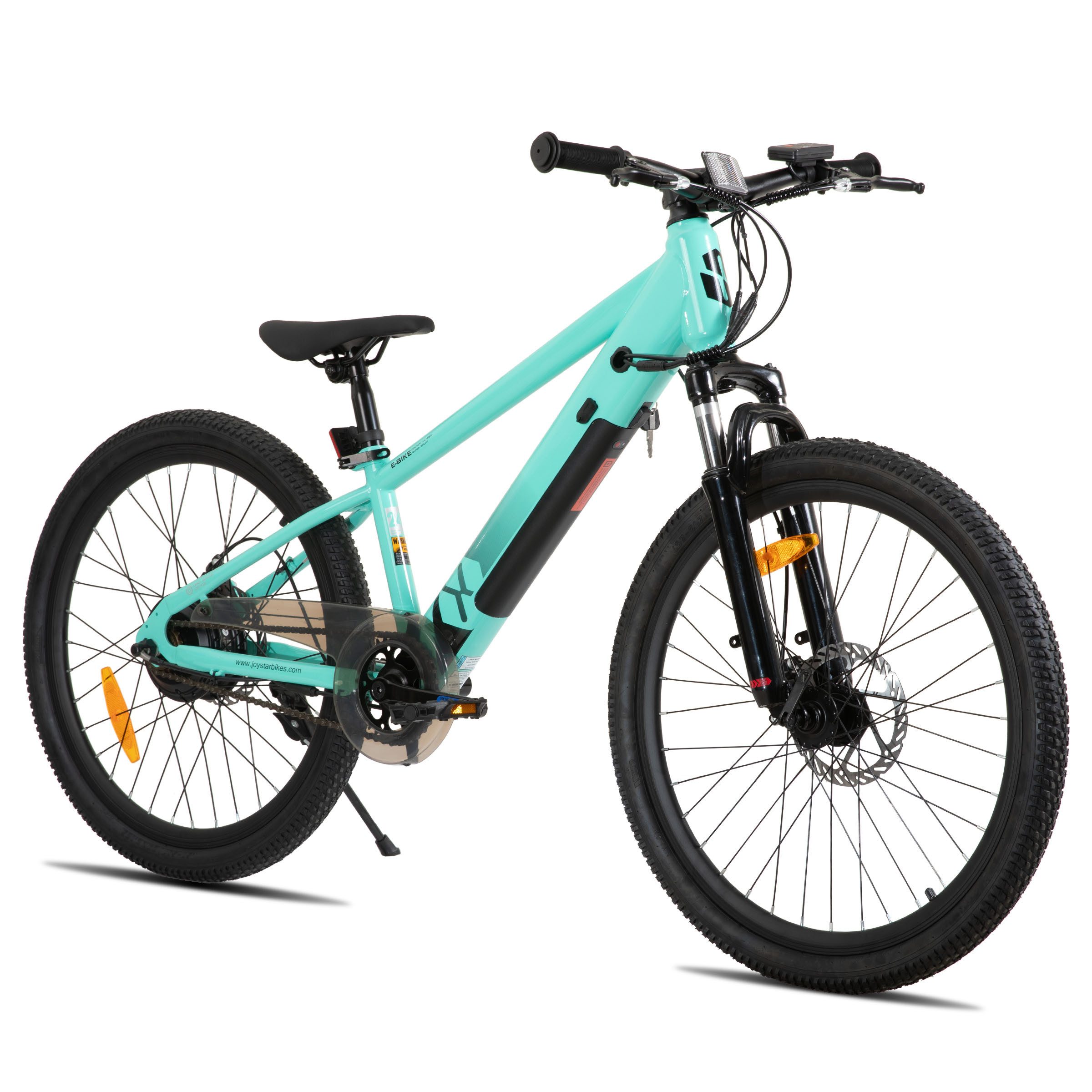 HILAND E-Bike 20/24 Zoll E‑Mountainbike 24V 250W Akku abnehmbar Kinder u. Erwachsene, Heckmotor, 124,8 Wh