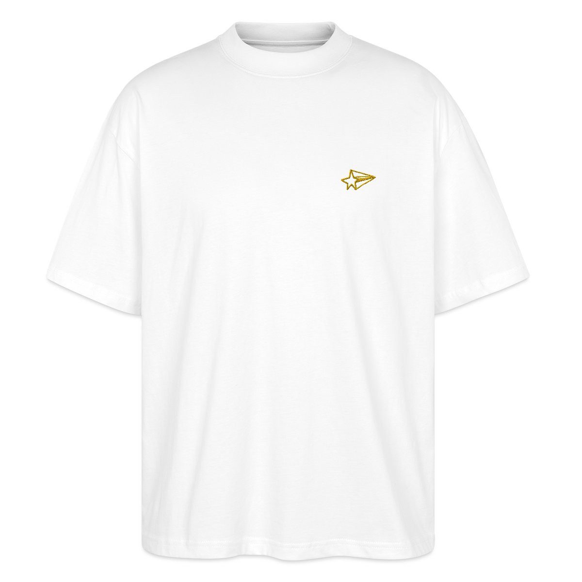 T-Shirt Stern bestickt Oversize Unisex T-Shirt