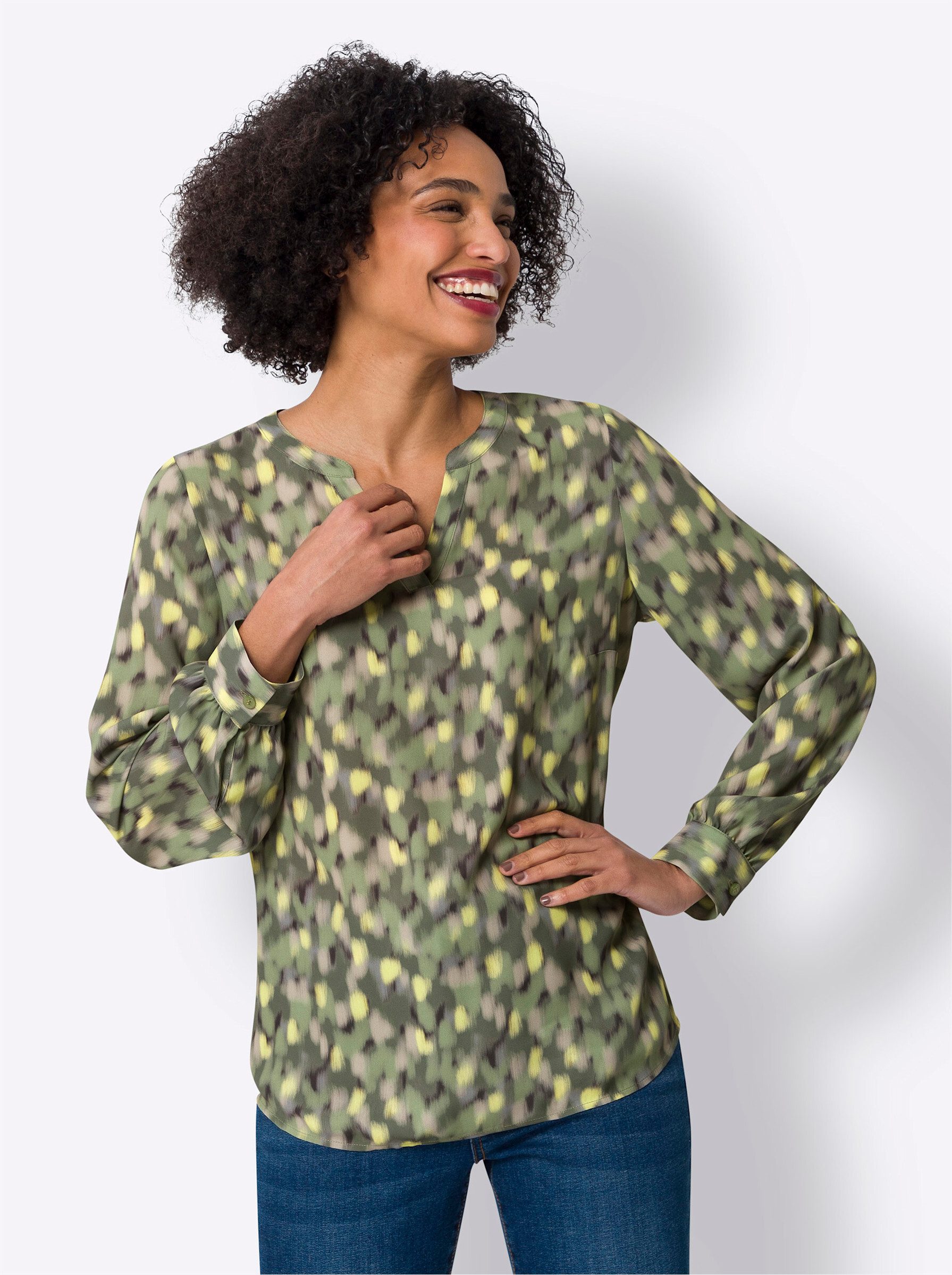 heine Klassische Bluse Schlupfbluse . günstig online kaufen