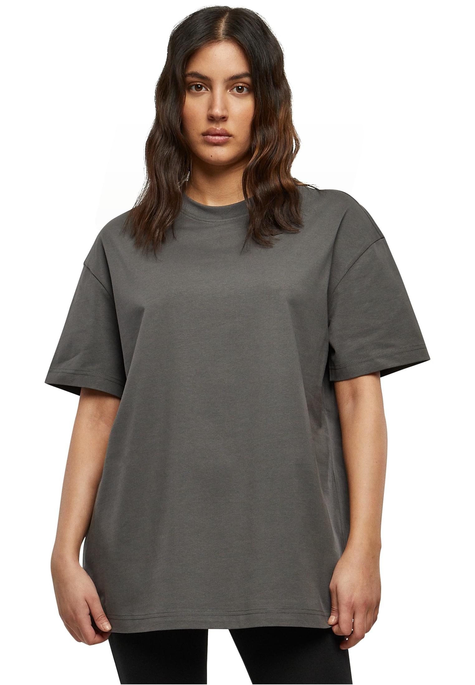 urbandreamz T-Shirt Damen Kurzarm Rundhals Oversized Boyfriend Shirt weit l günstig online kaufen