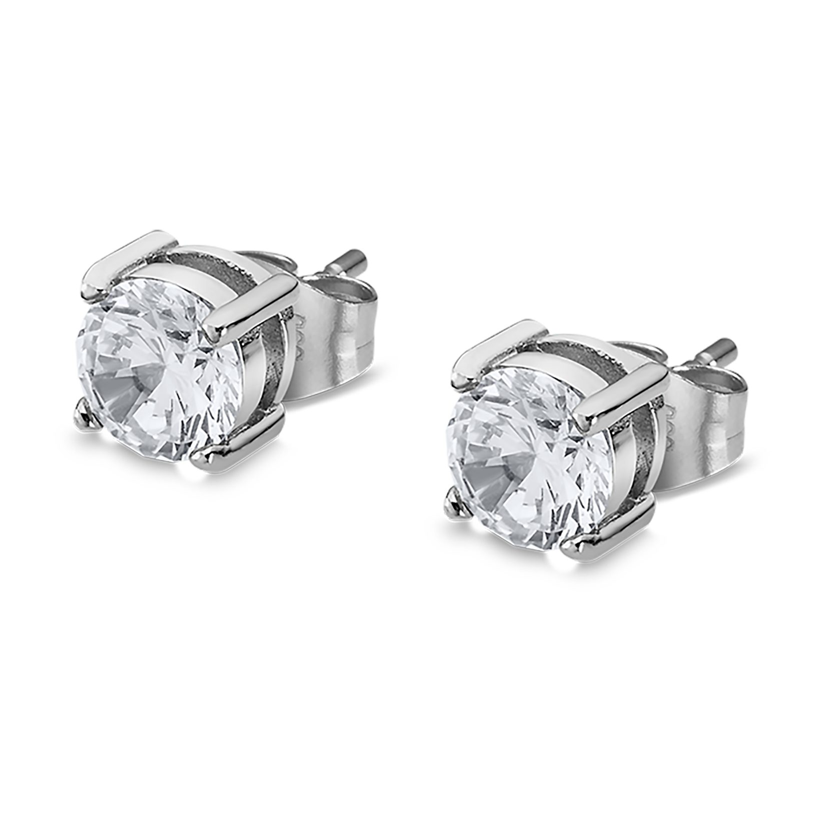 Lotus Paar Ohrstecker Men's Earrings, mit Glasstein