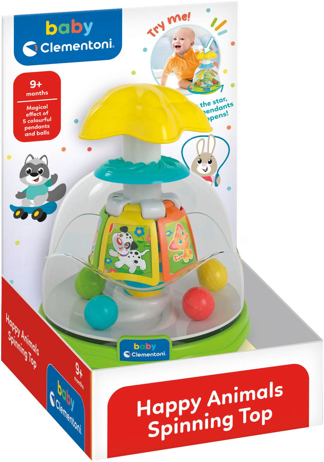 Clementoni® Lernspielzeug Baby Clementoni, Lustiges Karussell, Made in Euro günstig online kaufen