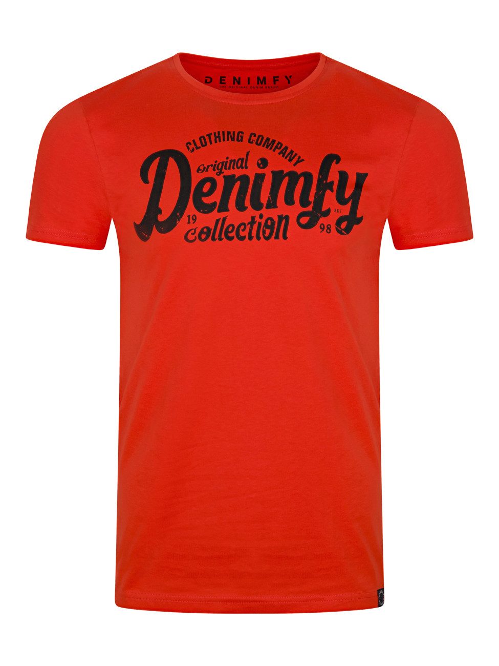 DENIMFY T-Shirt Herren Printshirt DFNuri Regular günstig online kaufen