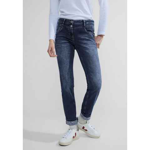 Cecil Slim-fit-Jeans Toronto im Boyfriend-Look