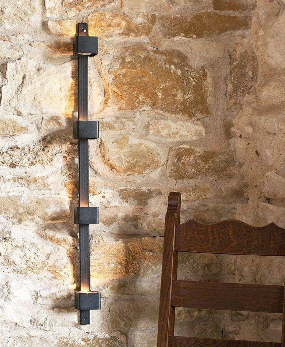 DanDiBo Teelichthalter Wandteelichthalter Metall Schwarz Wand Four Wandkerzenhalter, 92 cm Kerzenhalter – Bild 3 von 5