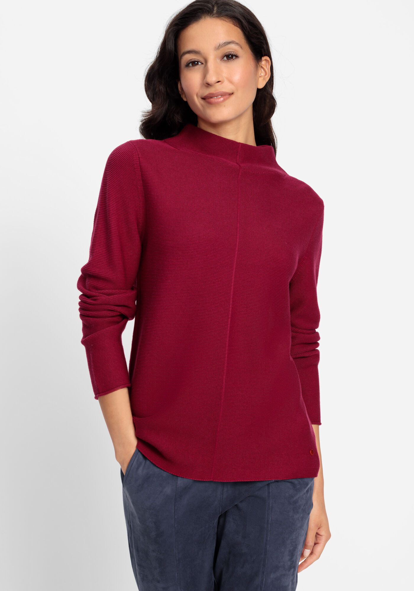 Stehkragenpullover