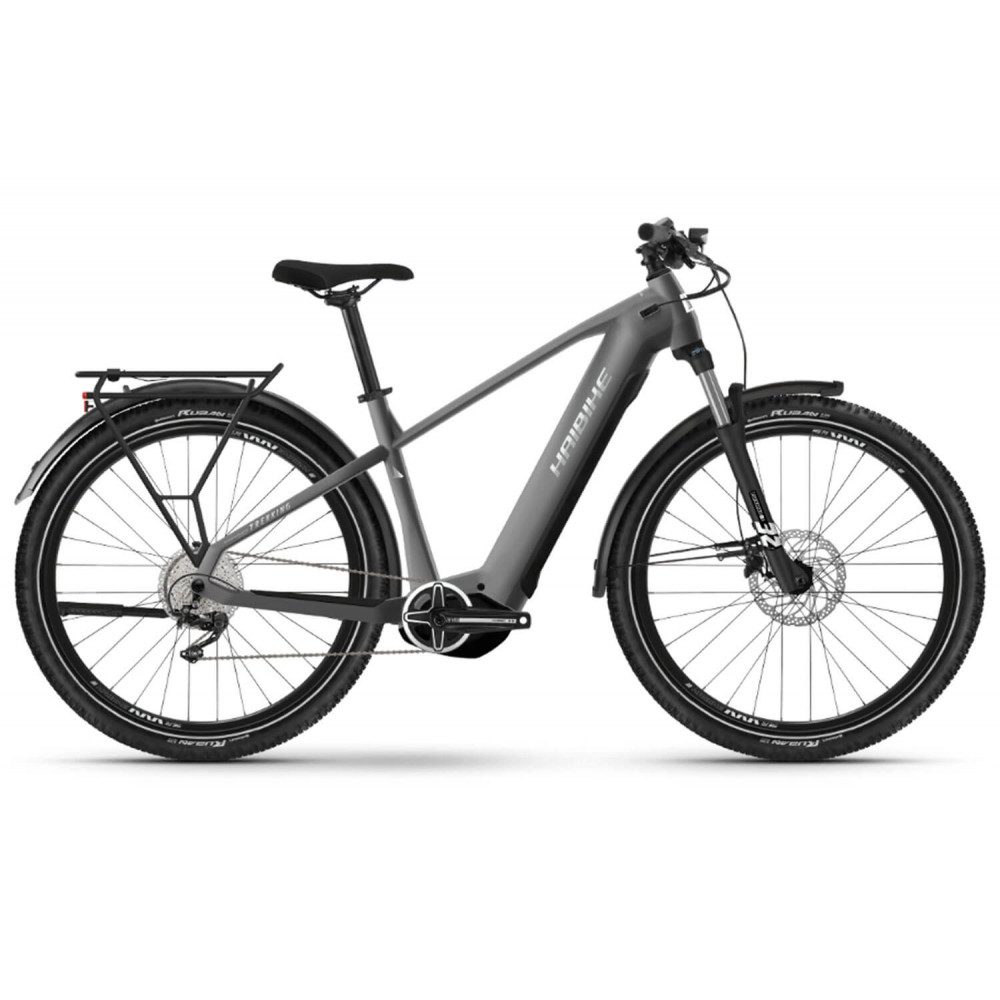 Haibike E-Bike Trekking 4 High Trekkingbike Silber