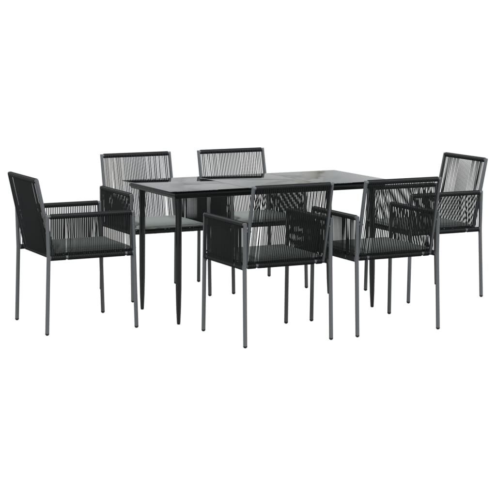 vidaXL Garten-Essgruppe 7-tlg. Garten-Essgruppe mit Kissen günstig online kaufen