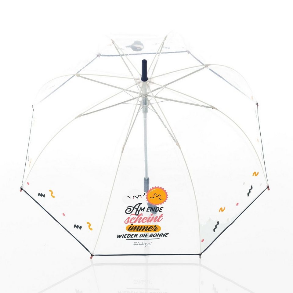 doppler® Taschenregenschirm Transparent Sunshine Stockschirm Regenschirm  Glockenschirm 77354MW