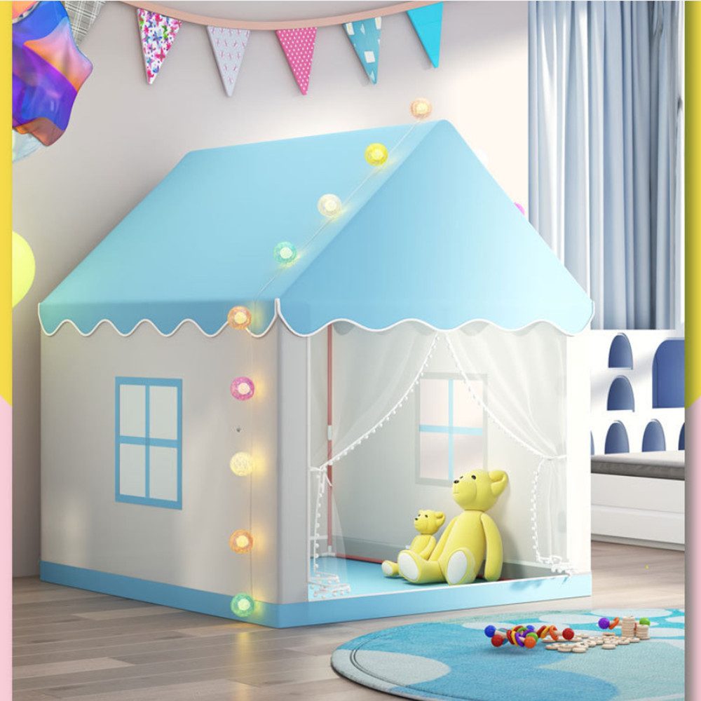 CAVEEN Spielzelt Kinderzelt Spielhaus Kinderzelt mit Metallgestell – Stabil, Atmungsaktiv, 105×120×128cm