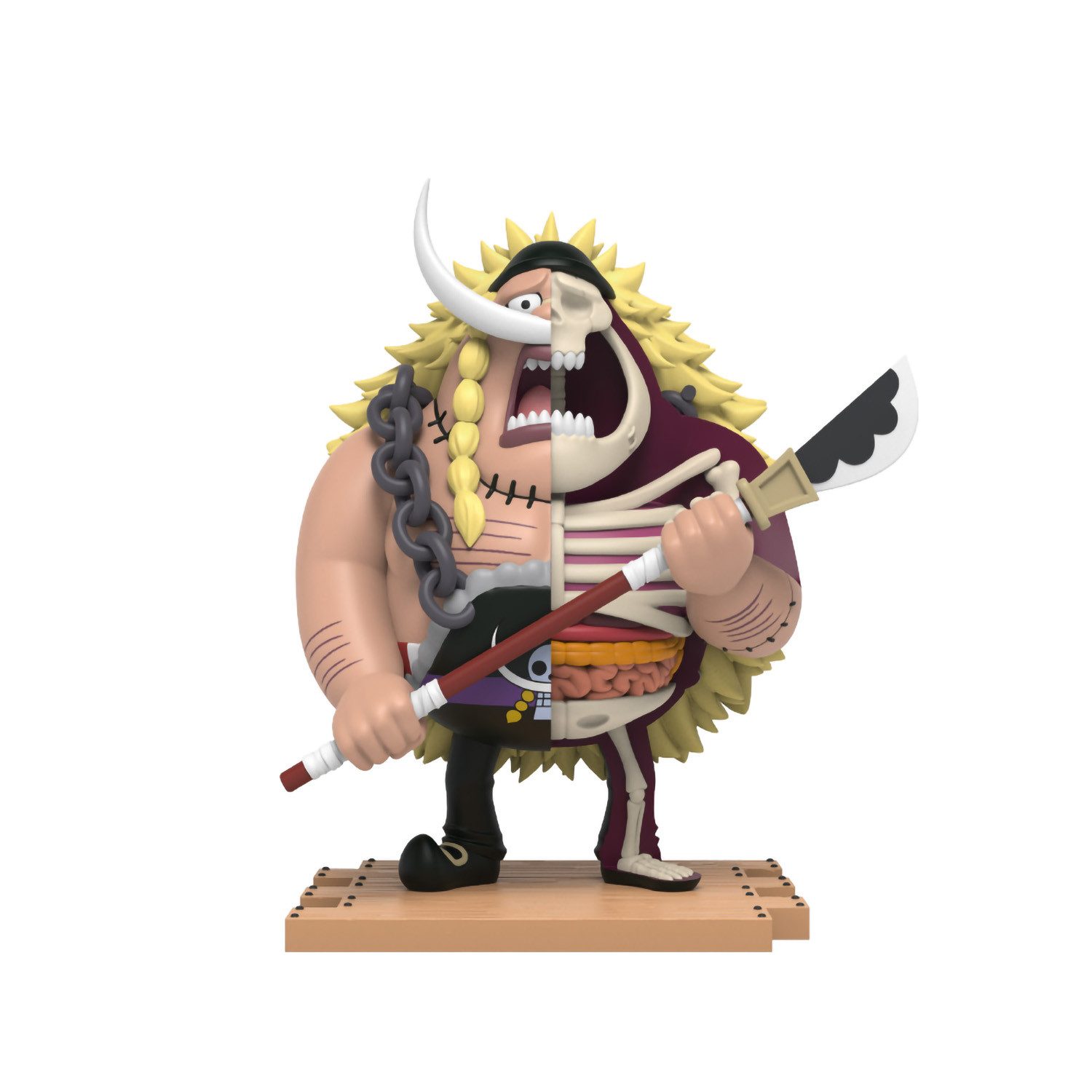 One Piece Anime Sammelfigur Freenys hidden dissectibles, Mighty Jaxx, One Piece (Warlords Samura, S4