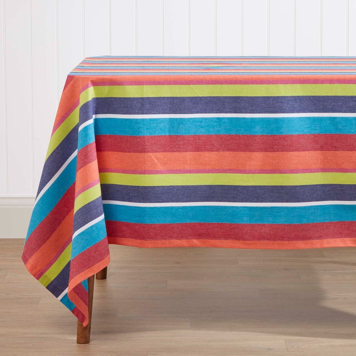 Homescapes Tischdecke Bunte Tischdecke gestreift