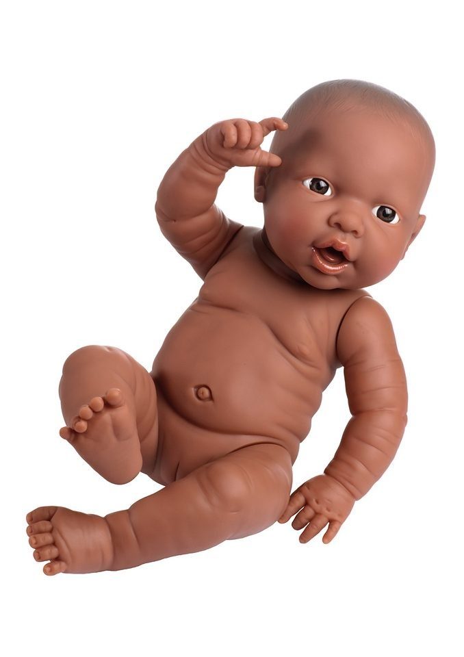 Babypuppe Newborn Baby Black Girl