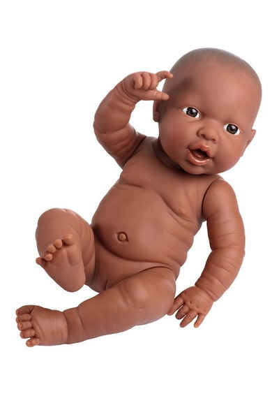 Bayer Babypuppe Newborn Baby Black Girl (1-tlg)