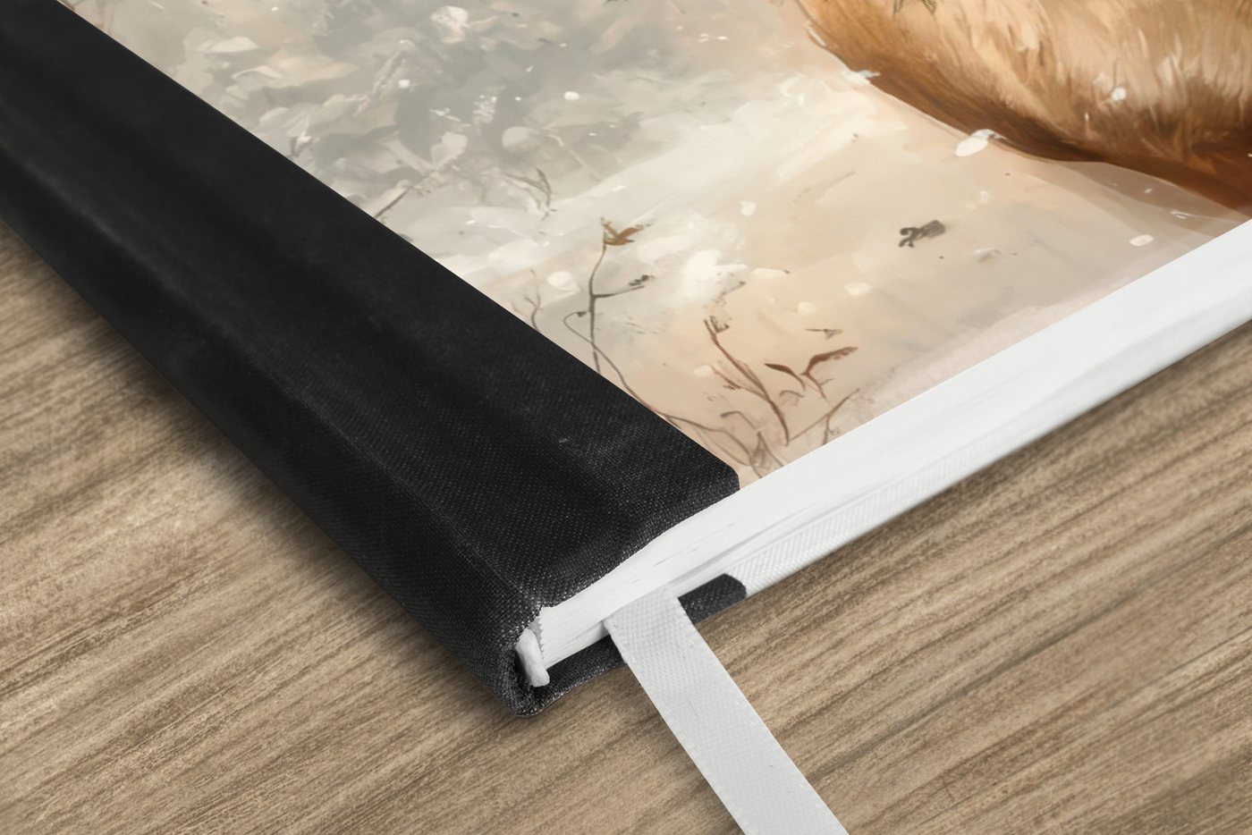 Thumbnail - MuchoWow Notizbuch Weihnachten - Rentier - Winter - Kranz, Notebook, Notizblock a5, Tagebuch, Journal Liniert