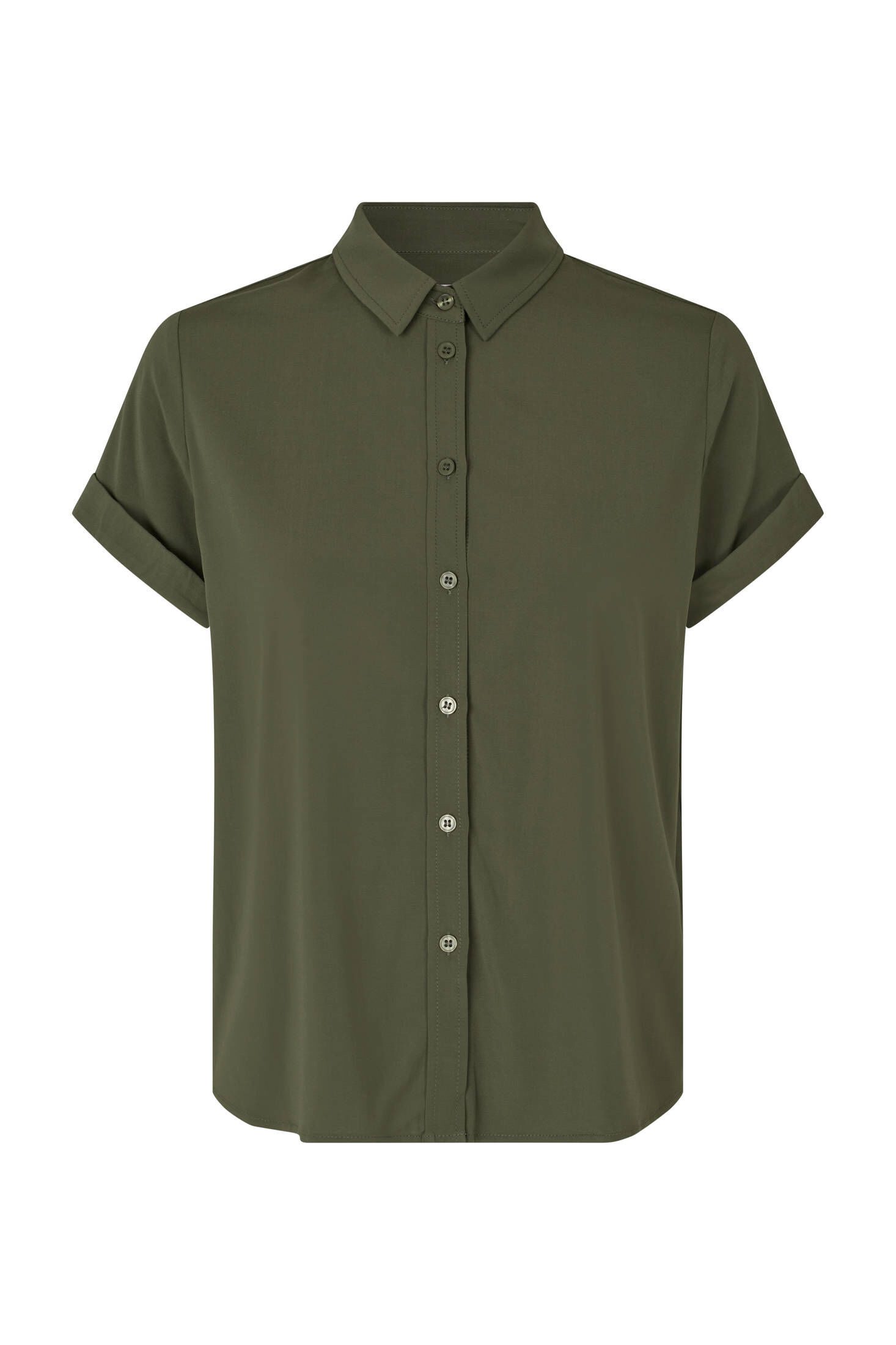 Samsoe & Samsoe Klassische Bluse Damen Bluse MAJAN Kurzarm (1-tlg)