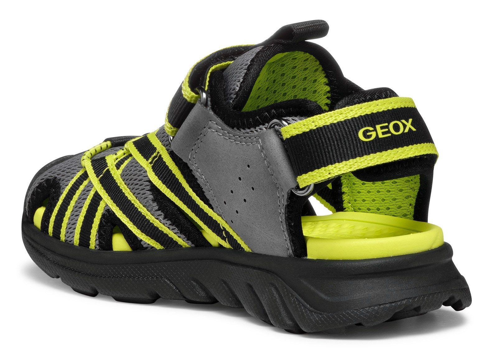 Geox J SANDAL AIRADYUM BO Sandale, Wasserschuh, Badeschuh, Trekkingsandale mit geschütztem Zehenbereich