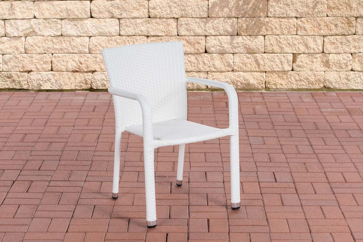 CLP Gartenstuhl Leonie Polyrattanfasern, stapelbar, Maße BxHxT 57 x 82