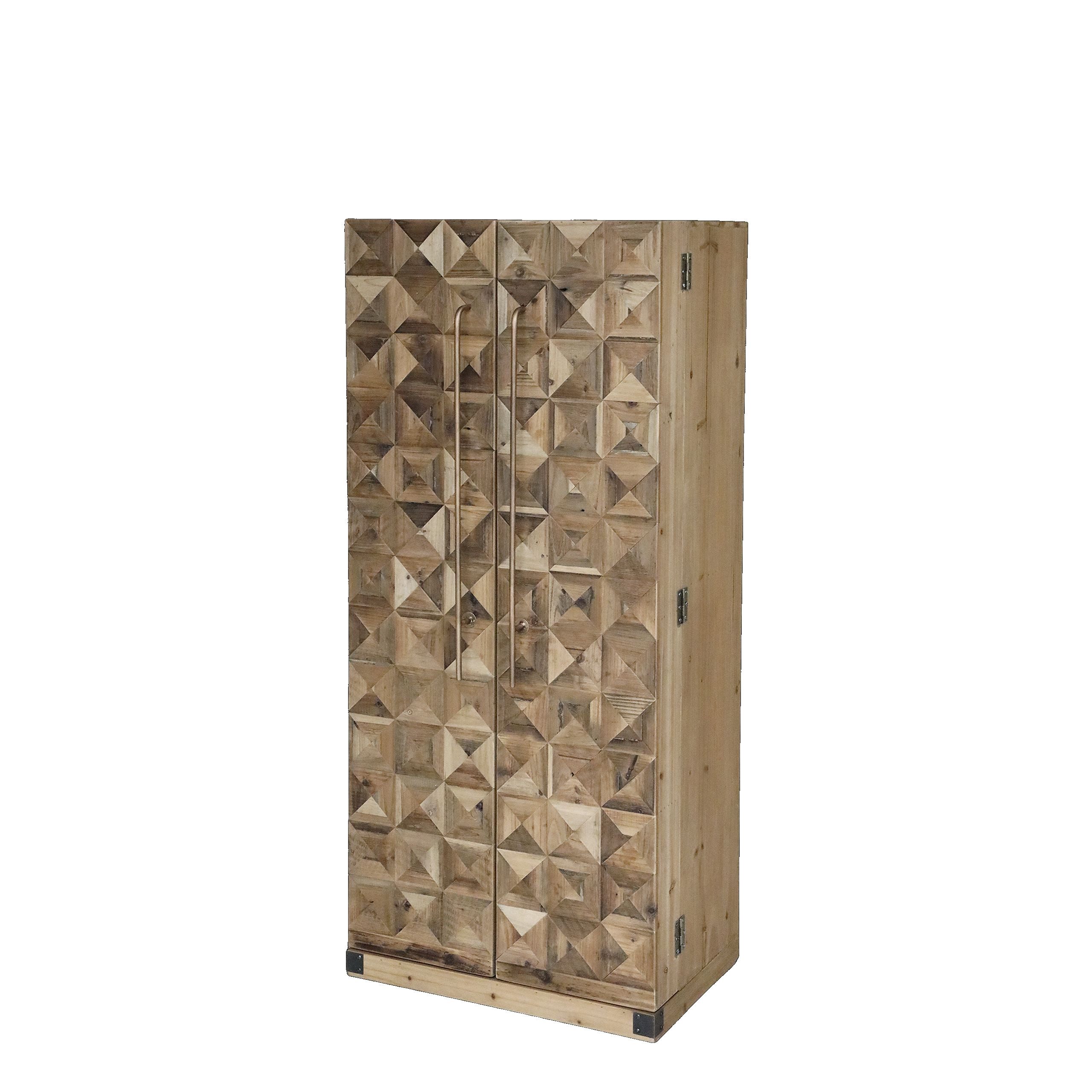 Badregal Hausbar Barschrank Squares Recyceltes Holz