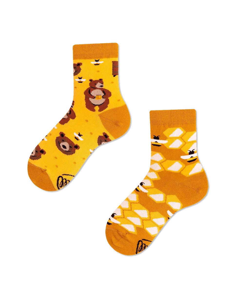 Freizeitsocken Many Mornings Kids Honey Bear