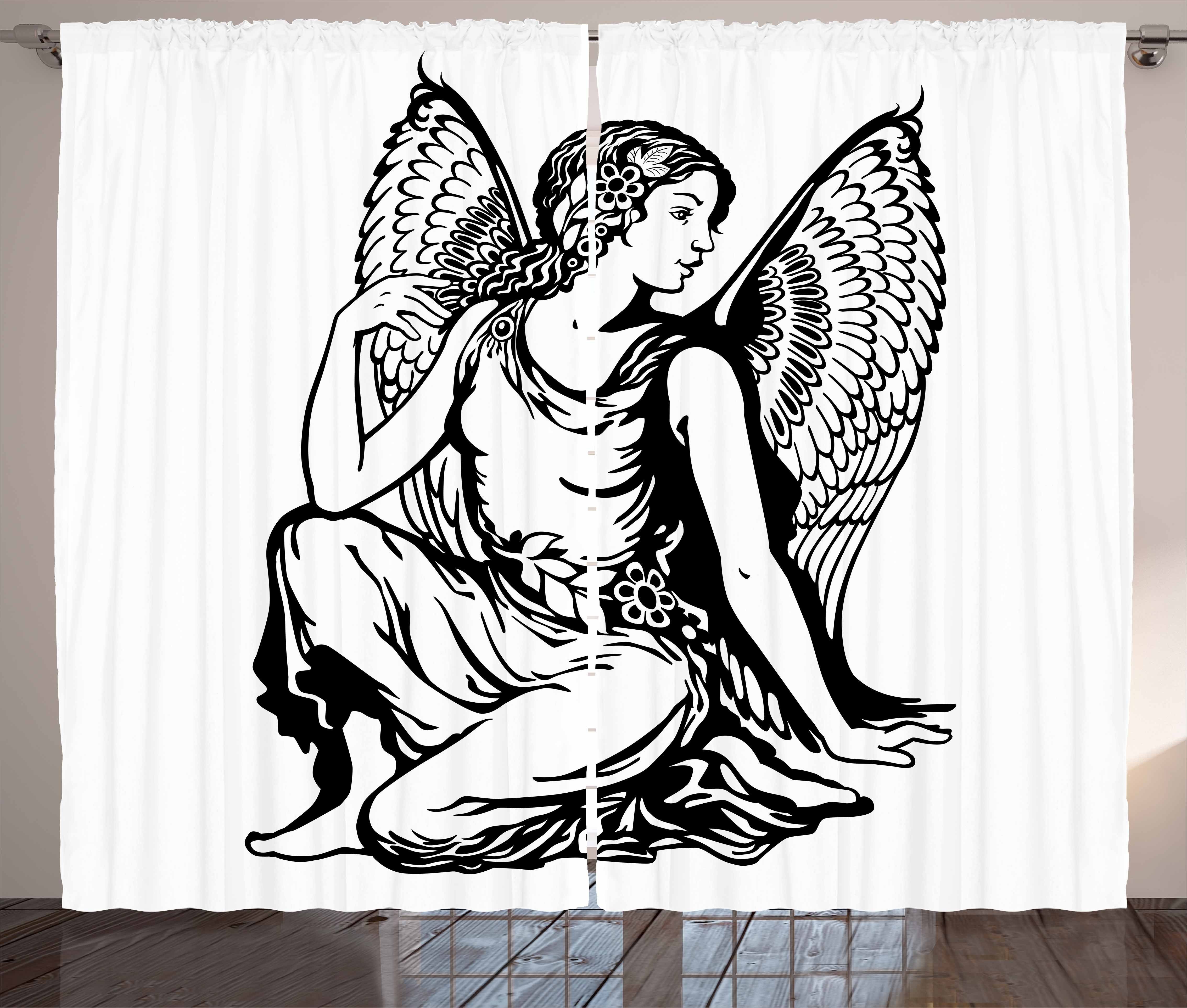 Kräuselband mit Schlaufen Sternzeichen Vorhang Haken, und Junge Jungfrau Gardine Engel Abakuhaus, Tattoo Schlafzimmer