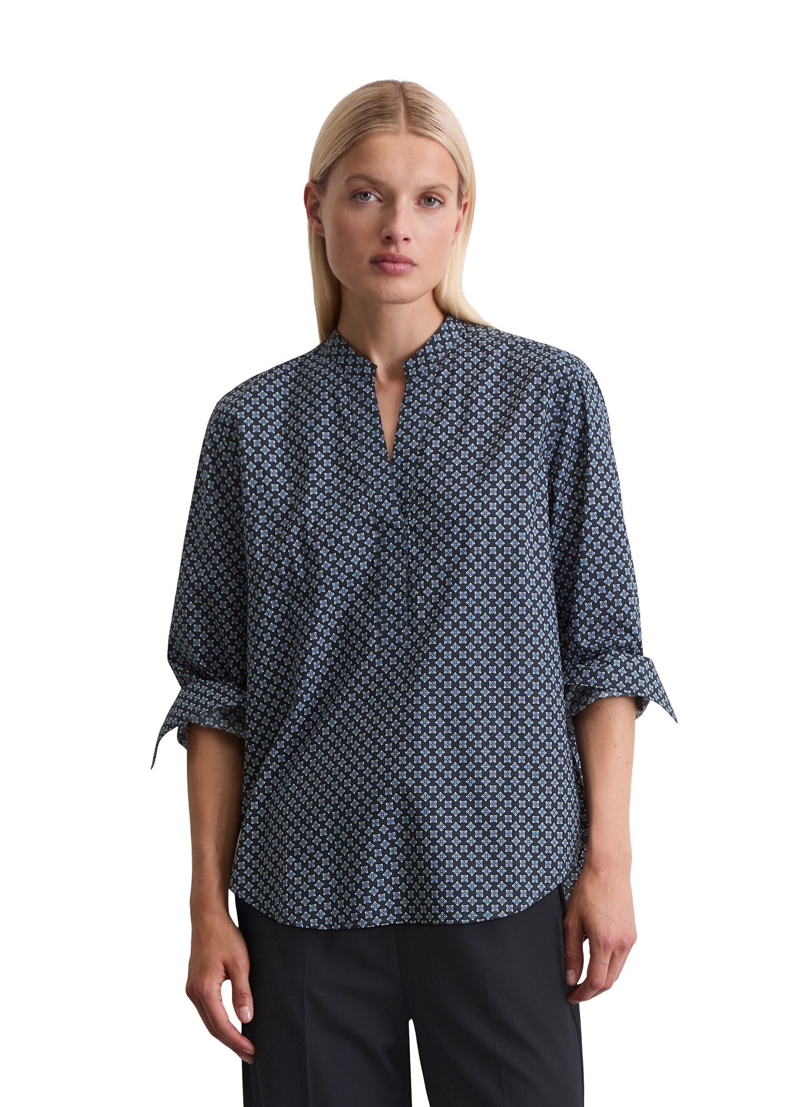 Marc O'Polo Langarmbluse aus Papertouch-Popeline günstig online kaufen