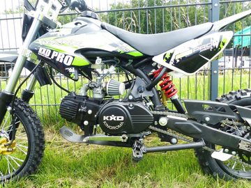 KXD Dirt-Bike Dirt Bike 125ccm 14/12 Zoll Cross Vollcross Pit Enduro KXD 607 Grün