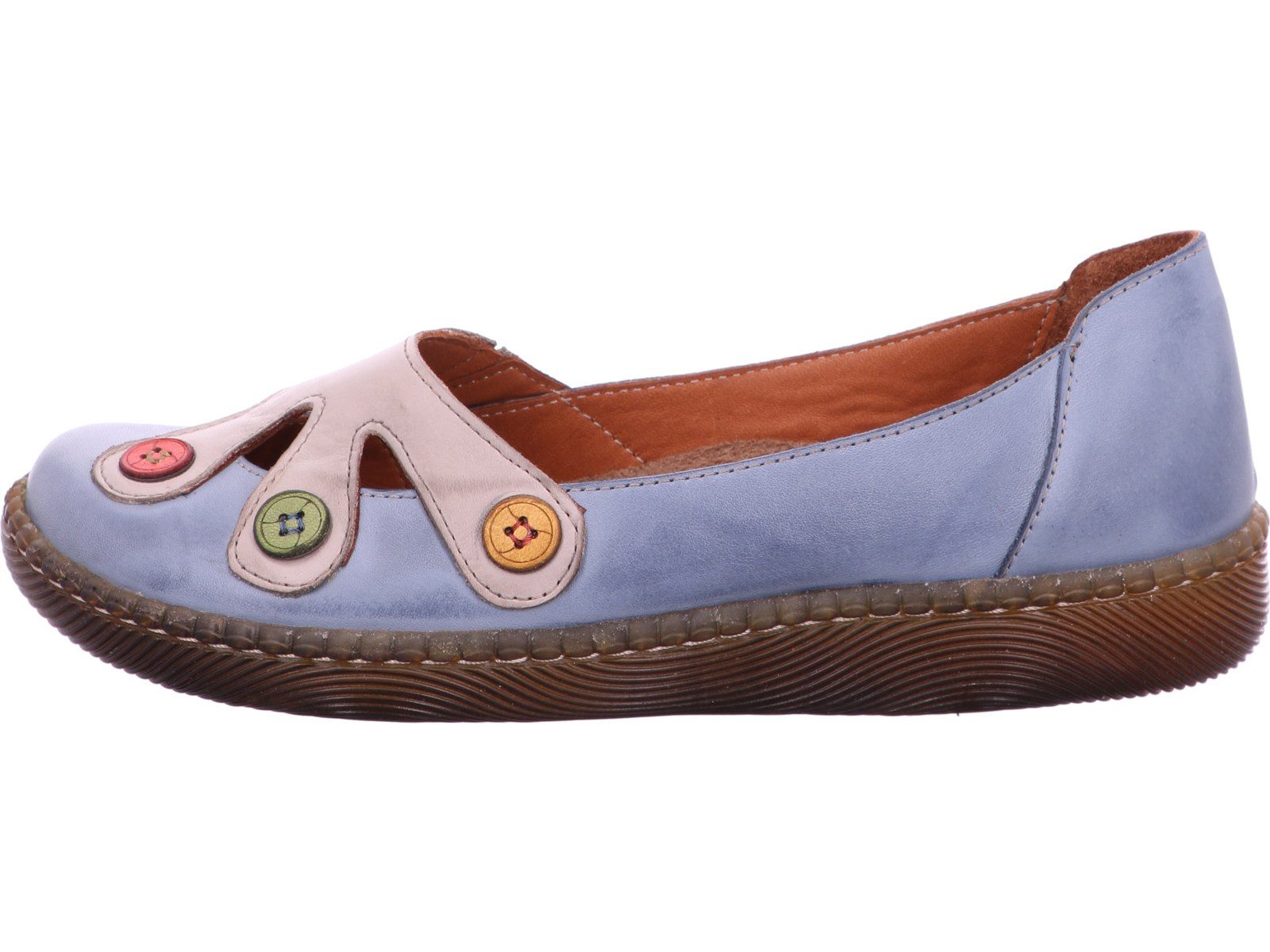 Gemini Gemini Damen Ballerina - 333861-02/876 in blau Ballerina