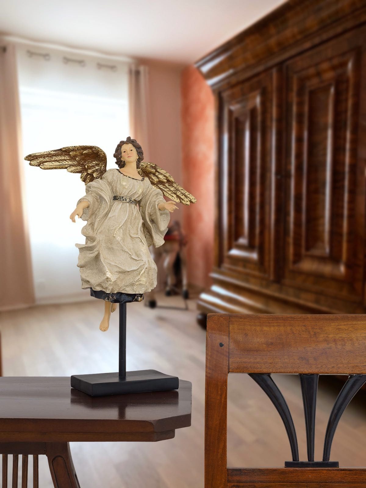 Aubaho Dekoobjekt Skulptur Engel Engelsfigur Skulptur Figur Dekoration Kuns günstig online kaufen