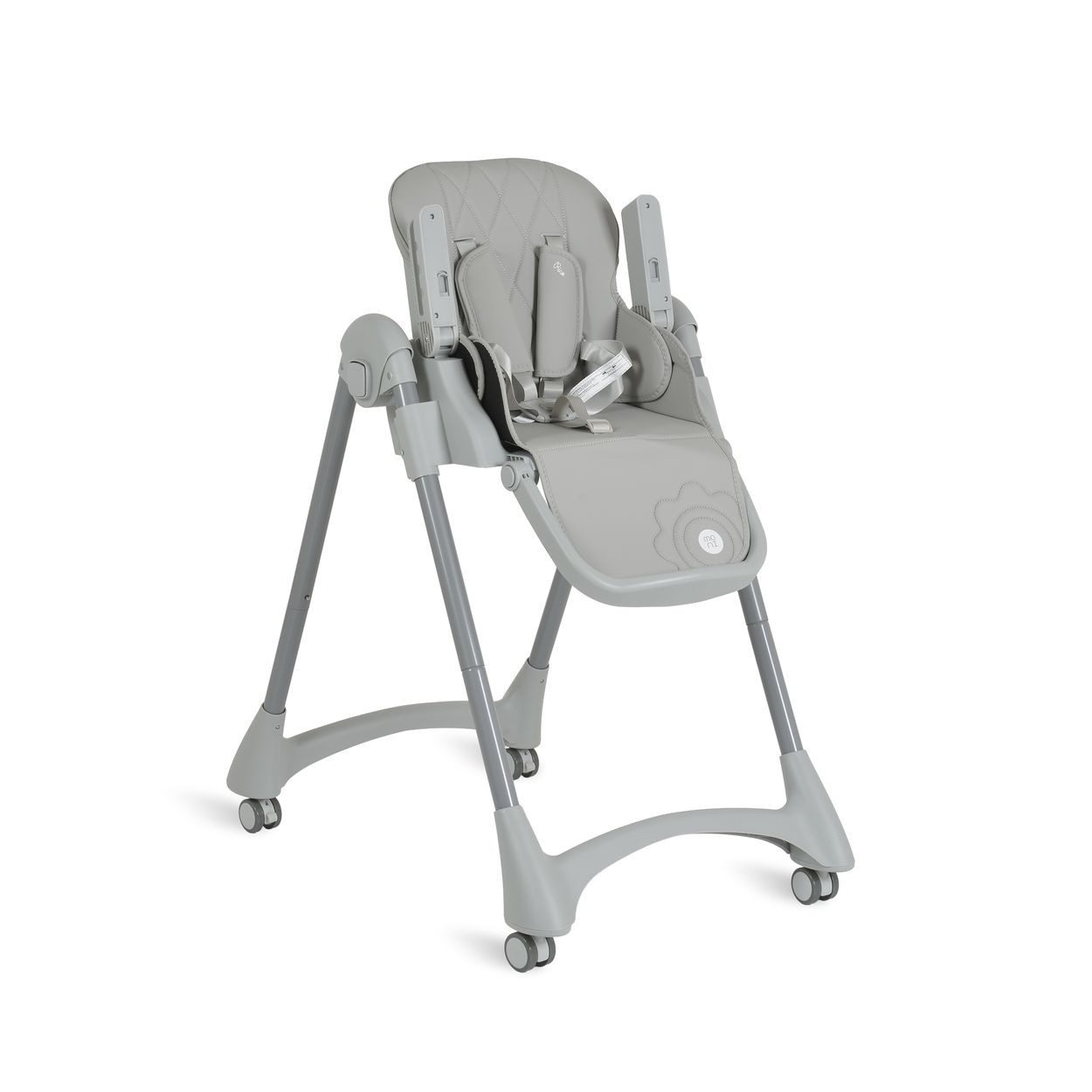 Moni Kombihochstuhl Kinderhochstuhl Rico klappbar, höhenverstellbar, Doppeltablett, Räder, Gurt