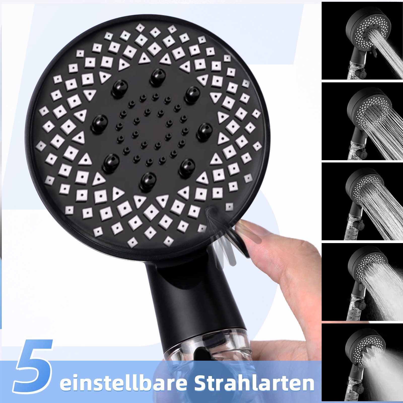 ZMH Handbrause mit 1,5 m Schlauch günstig online kaufen