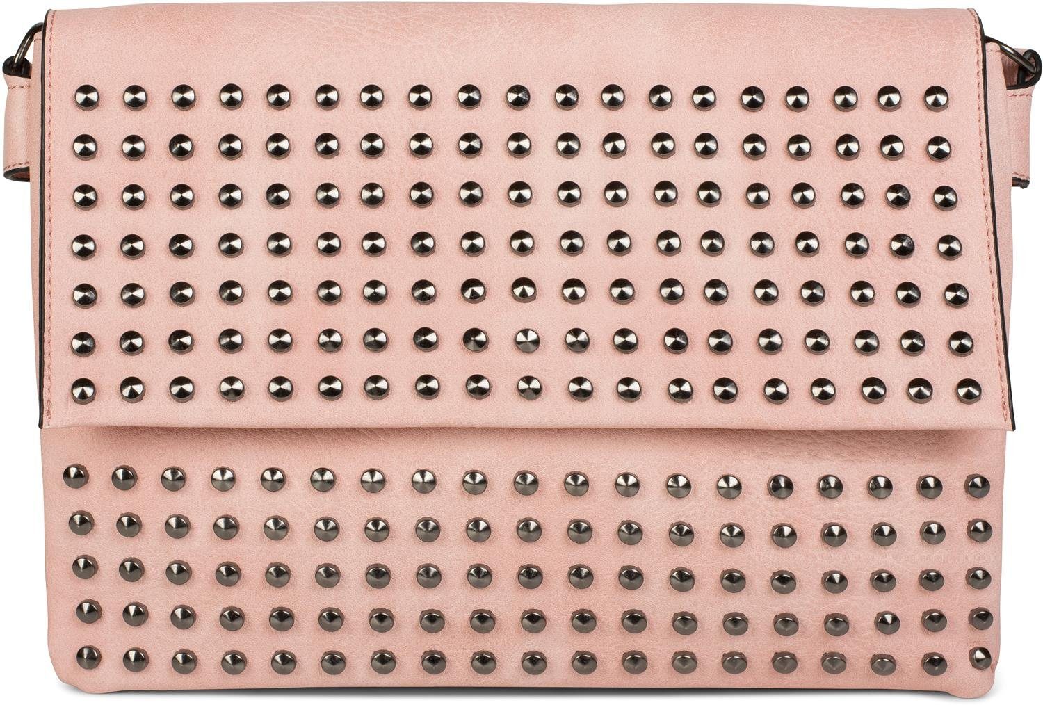 styleBREAKER Clutch Clutch mit Spitz Nieten (1-tlg)