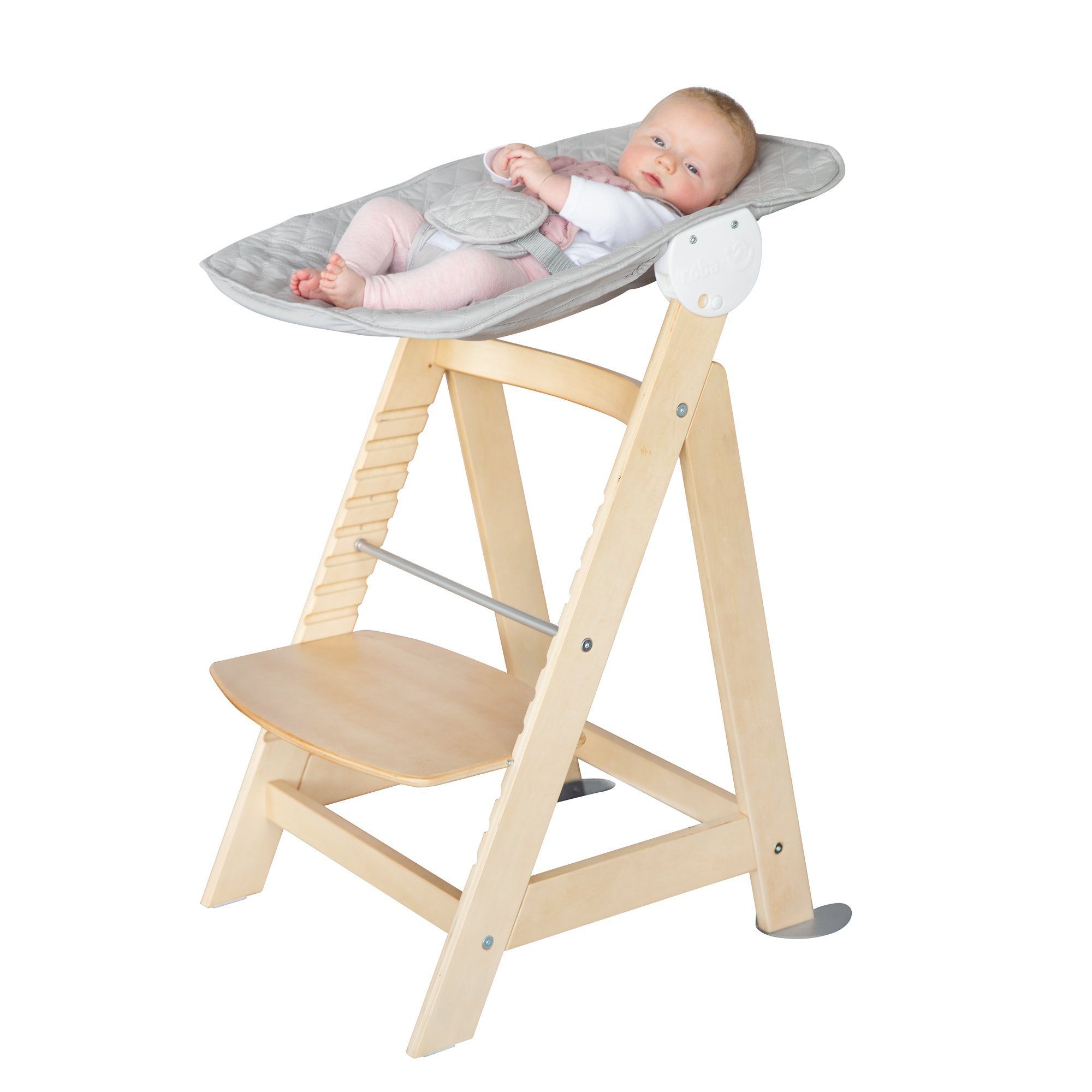roba® Hochstuhl Born Up 2in1, Treppenhochstuhl mit Liegefunktion