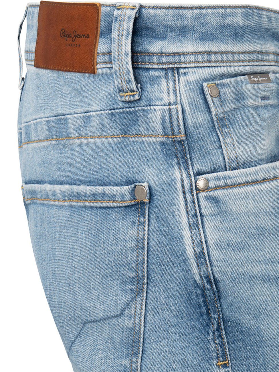 mit Cash Straight-Jeans Stretch Jeans Pepe