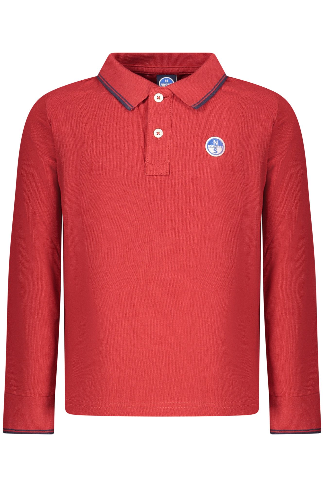 North Sails Poloshirt Langarm-Polo für Kinder in Rot – Stilvoll &