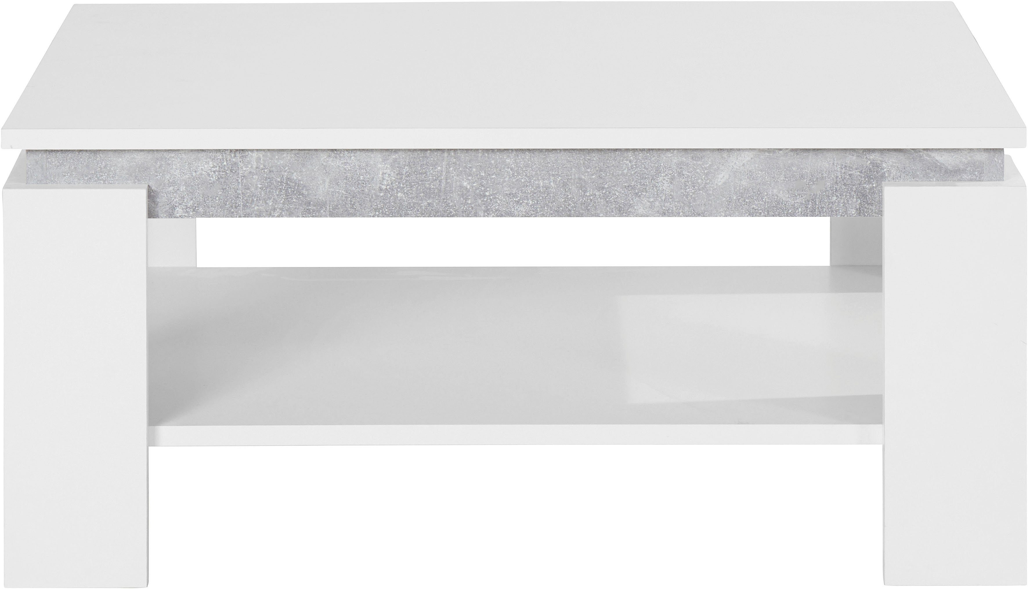 HELA Couchtisch TIM, mit Ablageboden, quadratisch oder rechteckig günstig online kaufen