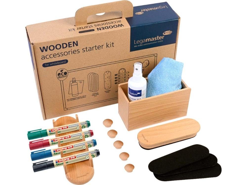 LEGAMASTER Magnettafel Legamaster Zubehör Starter-Kit 'WOODEN' für Whiteb