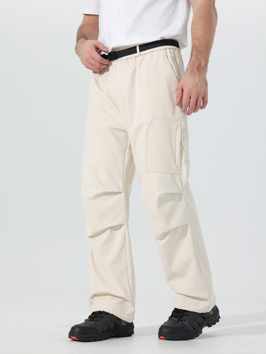 YOUTHUP Cargohose Herren Freizeithose mit Wärmefutter