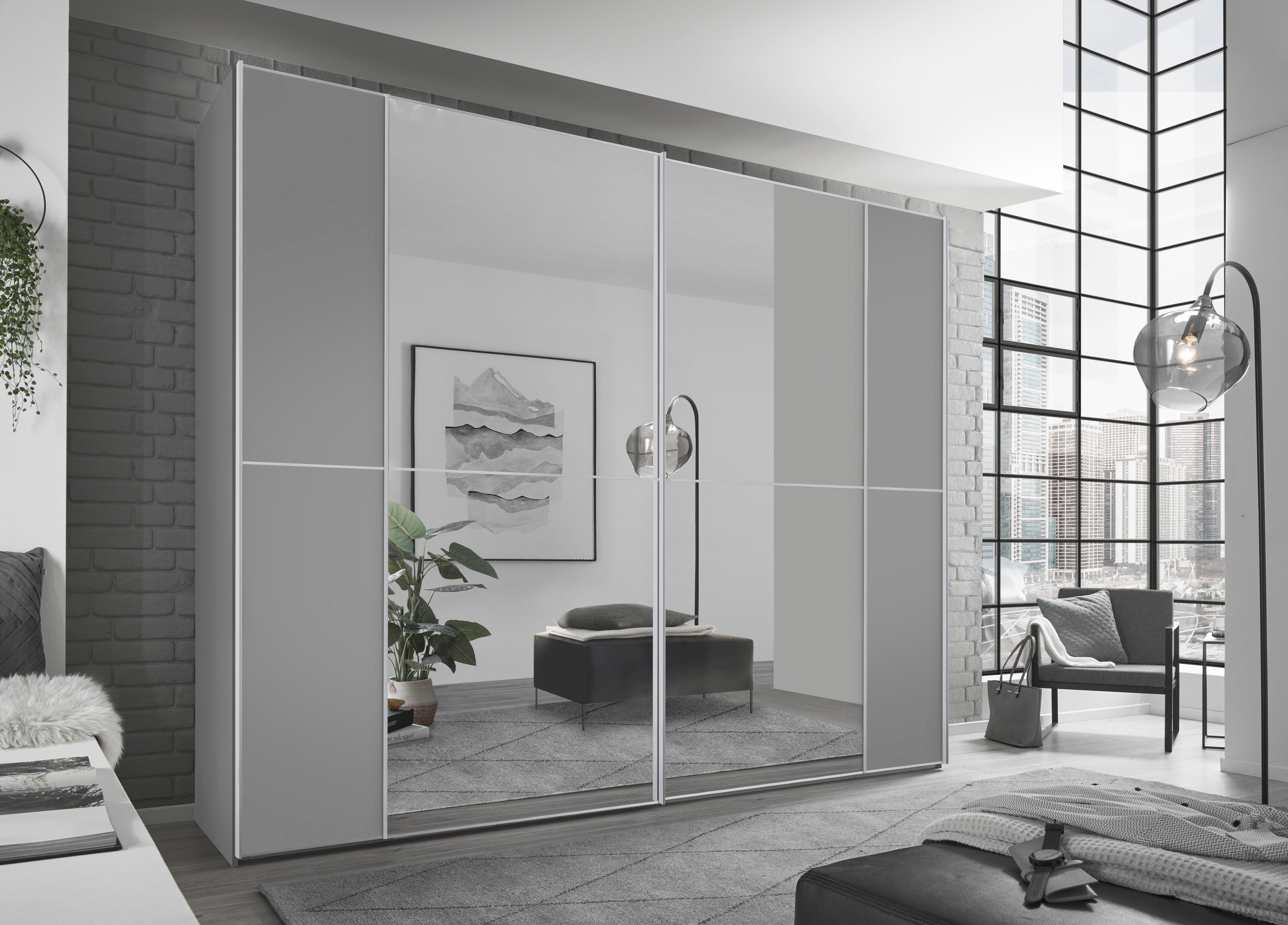 STAUD Schwebetürenschrank Sonett 220, Made in Germany mit vier verschiedenen Ausstattungsvarianten
