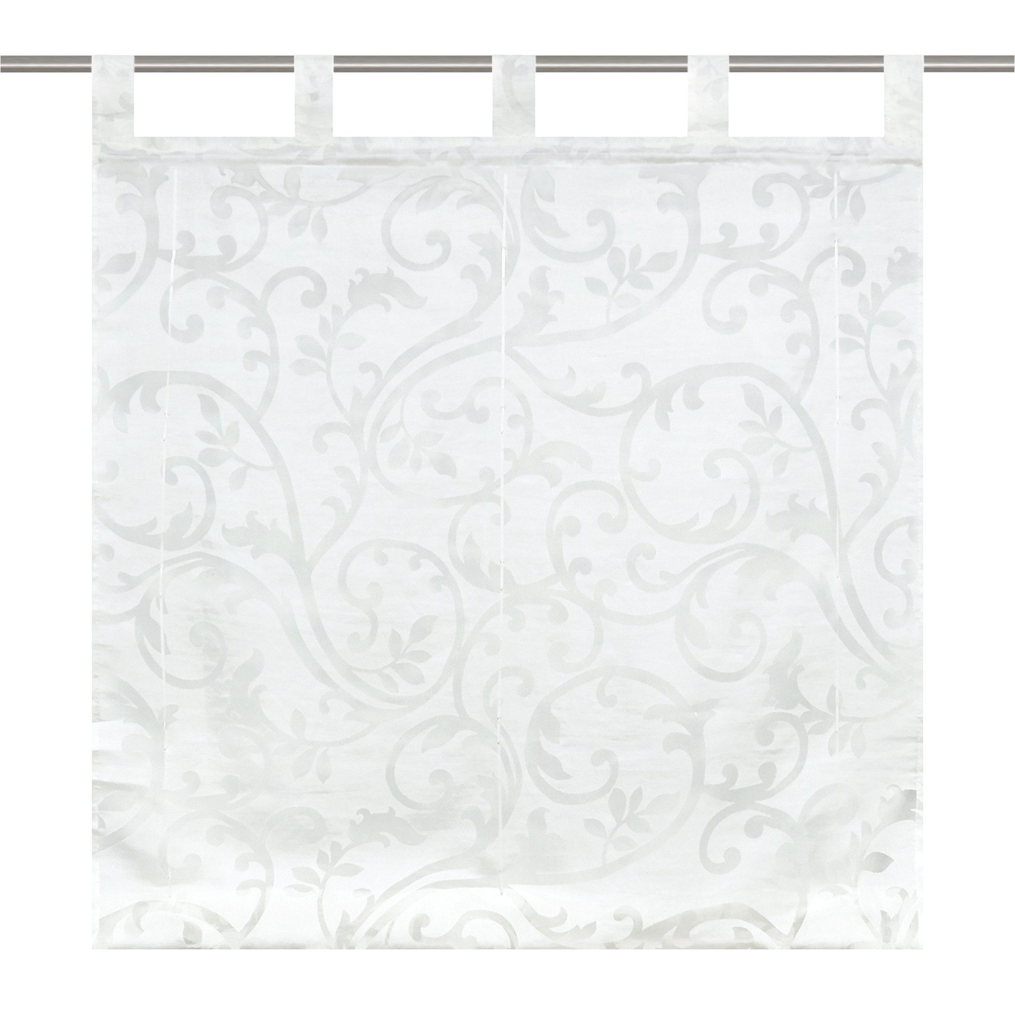 Joyswahl Raffrollo Rankenmuster des Ausbrenner, mit Schlaufen, Gardinenstan günstig online kaufen