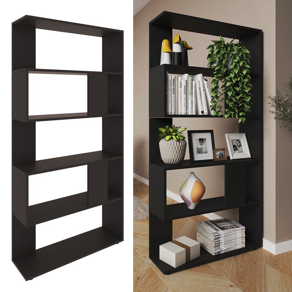 Vicco Raumteiler, Schwarz, 80 x 163 günstig online kaufen