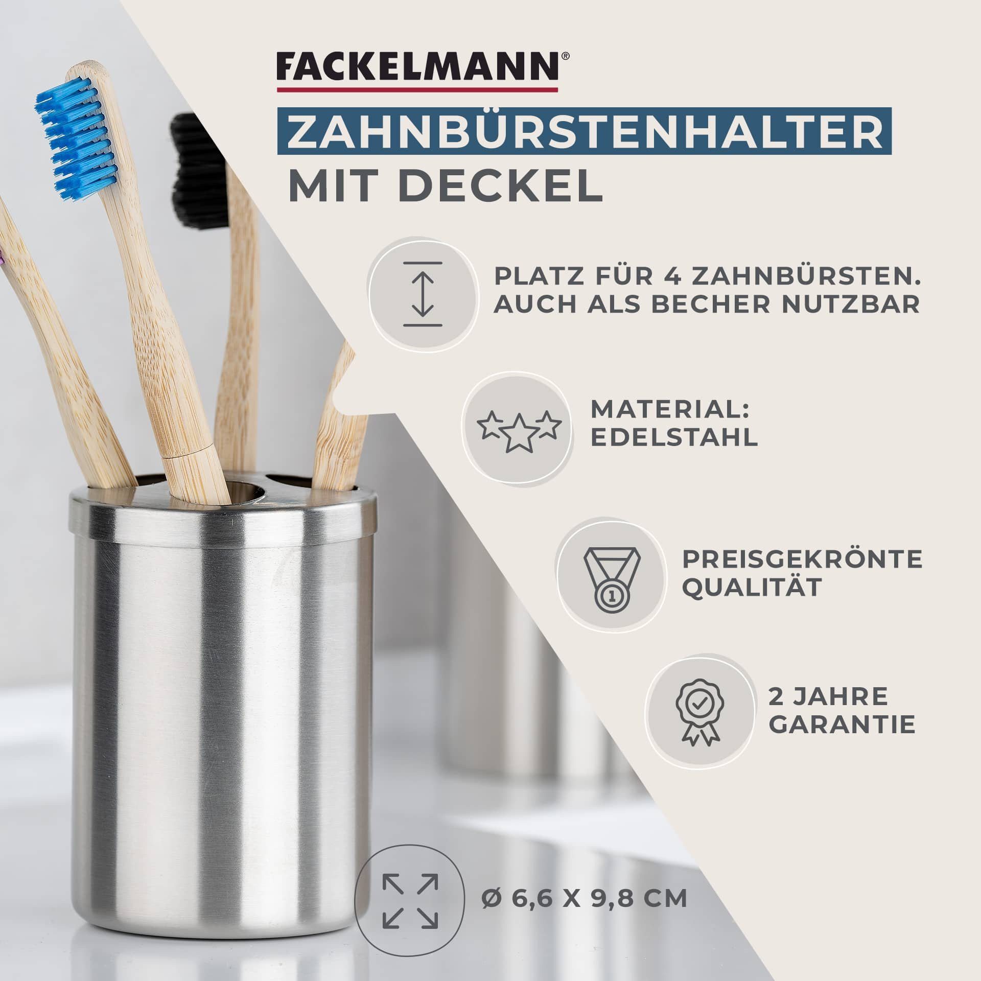 FACKELMANN Zahnbürstenhalter Zahnbürstenhalter