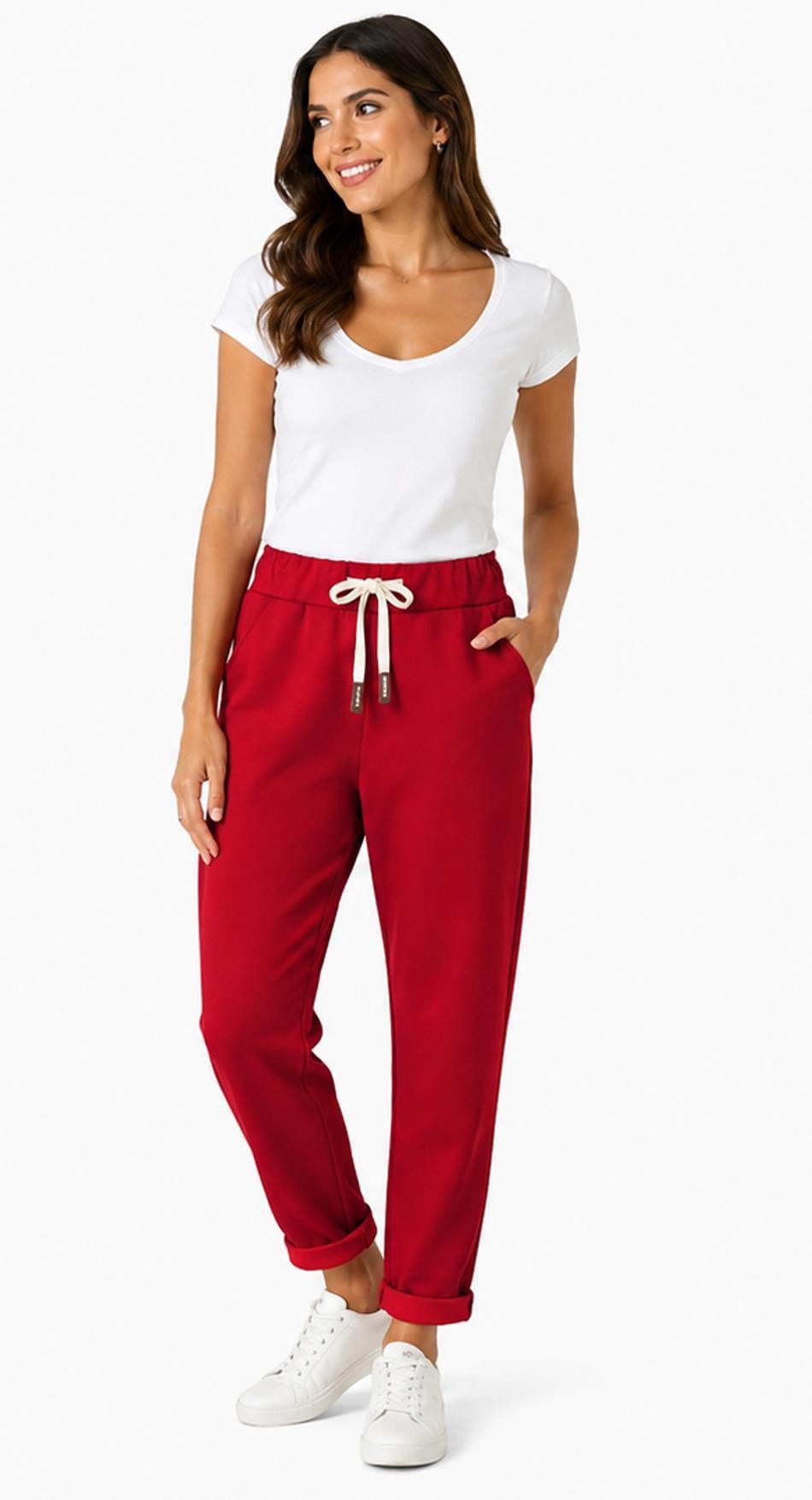 EloModa Jogginghose Damen Jogginghose mit Kordelzug – Bequeme Freizeithose mit Taschen, (1-tlg)