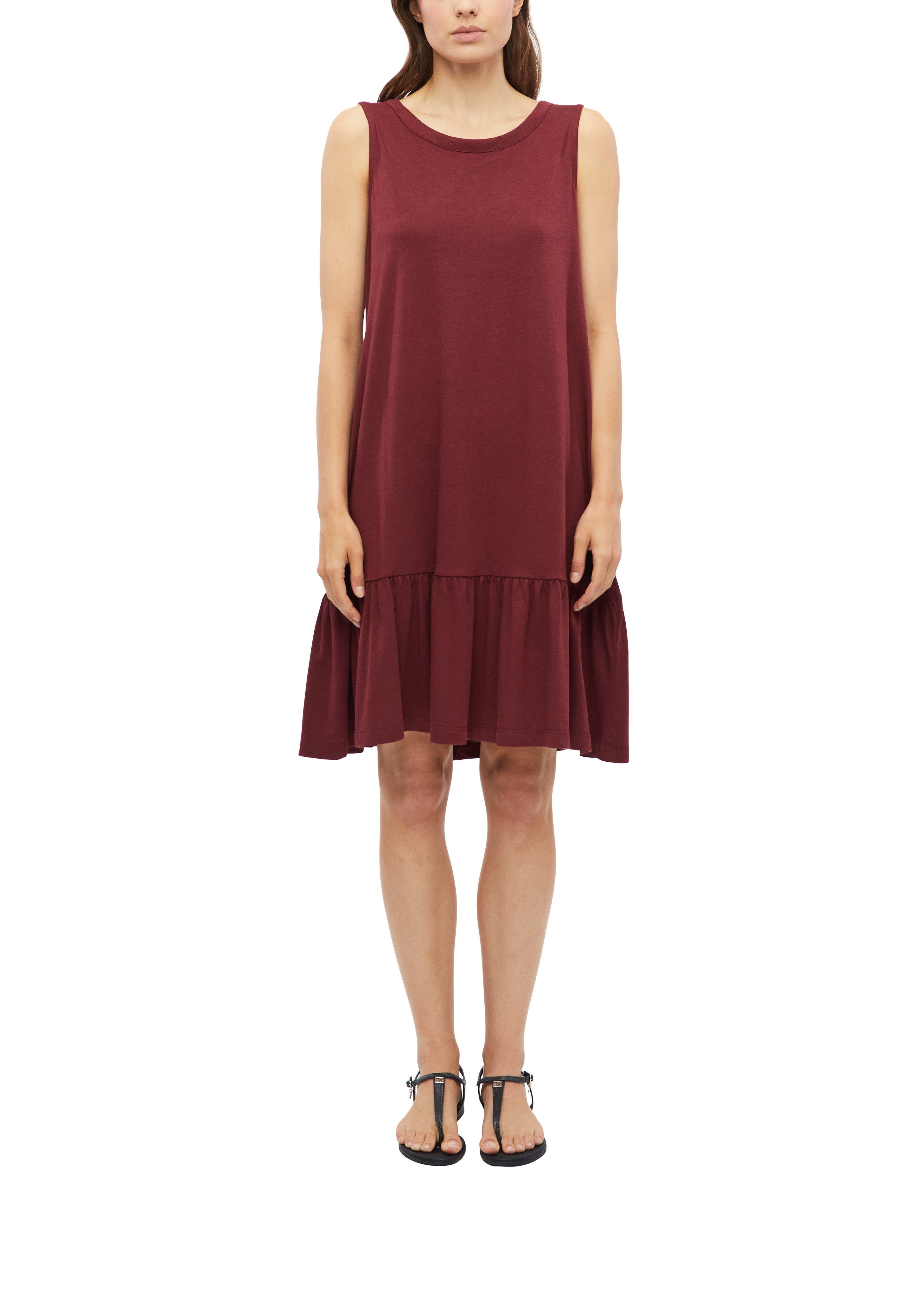 s.Oliver Maxikleid Sommerkleid in Allover-Optik