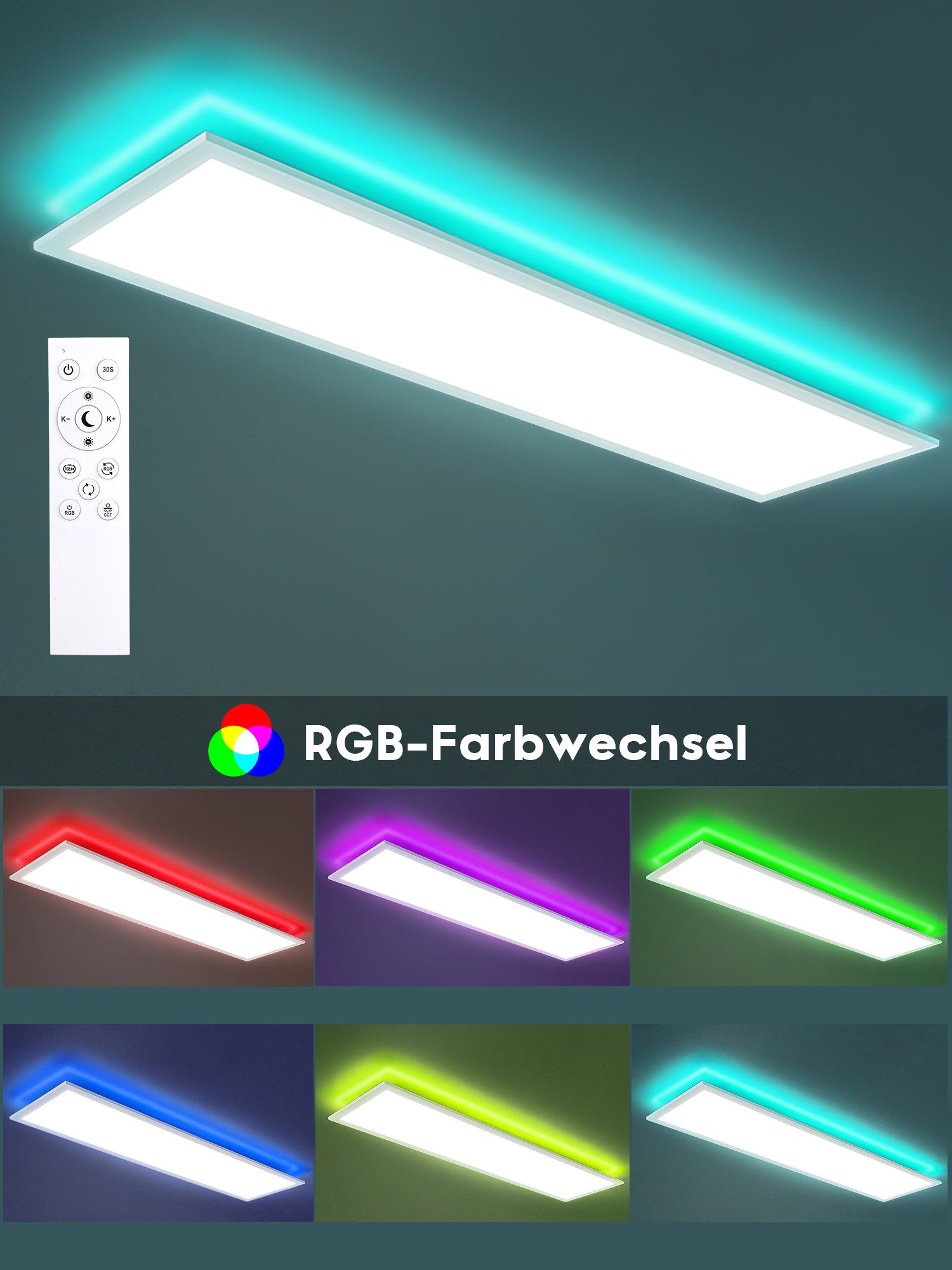 Oraymin LED Deckenleuchte Dimmbar LED Panel, günstig online kaufen