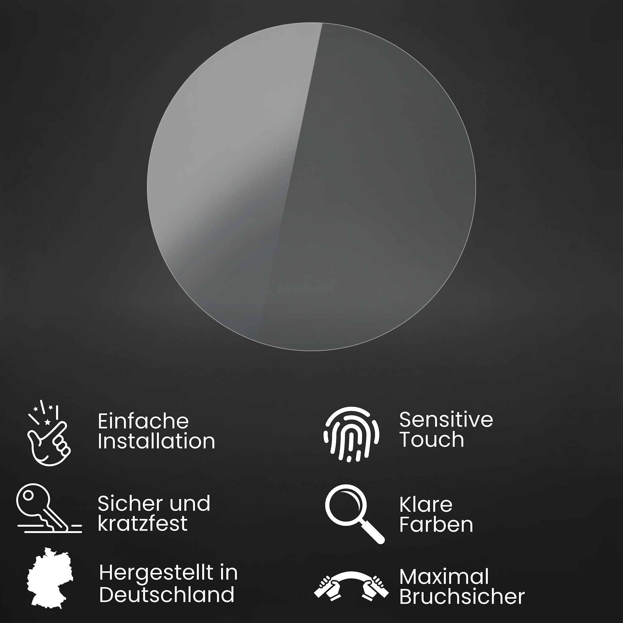 Bruni Schutzfolie Glasklare Displayschutzfolie für HTC U11 Lens, (2 Folien), praktisch unsichtbar