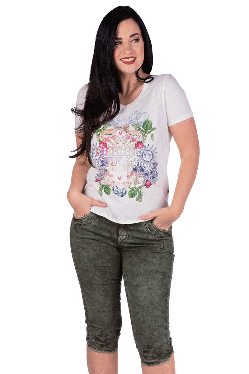 Hangowear Trachtenjeans Trachtenjeans Damen - HENDRINA KB - army green