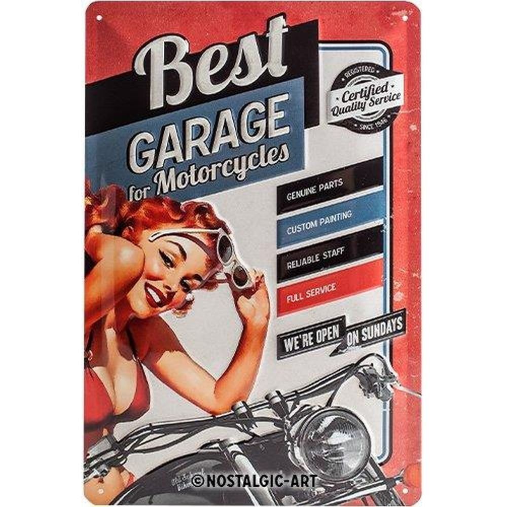Metallschild Blechschild 20 x 30cm - Engel