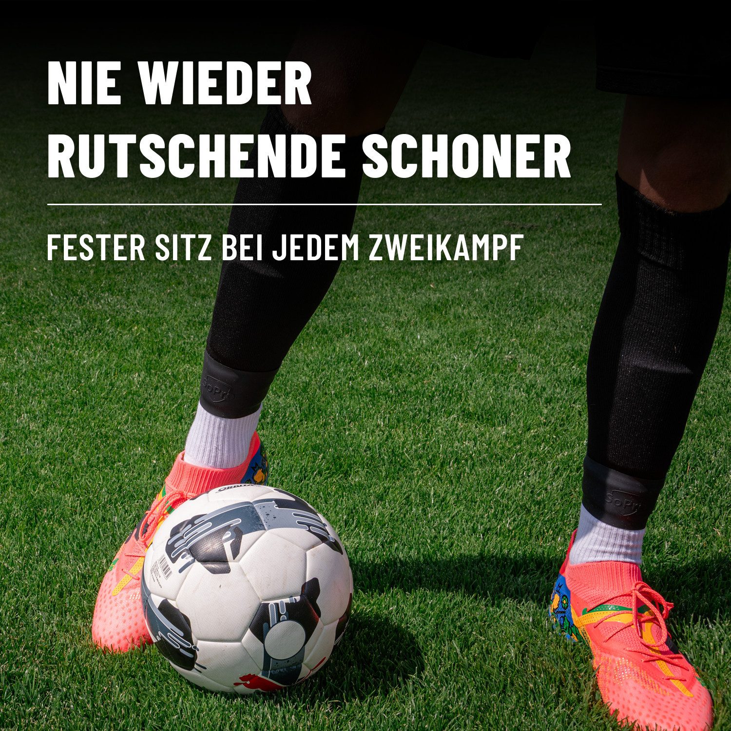 SoPro Schienbeinschonerhalter Fußball Schienbeinschonerhalter - Schienbeinschoner Halter Fussball